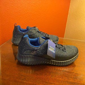 BRAND NEW Sketchers Air- Cooled Memory Foam Sneakers in Blue Size 4
